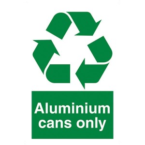 Aluminium Cans Only - Portrait