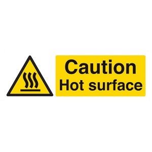 Caution Hot Surface - Landscape