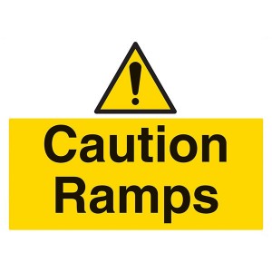 Caution Ramps - Landscape - Large