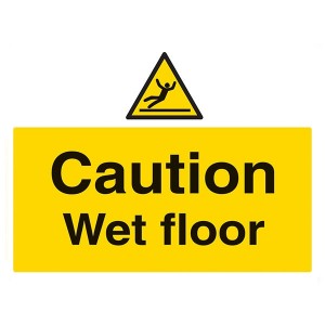 Caution Wet Floor - Landscape - Large