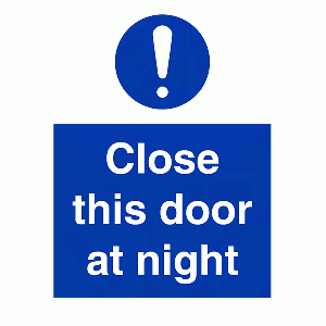 Close This Door At Night - Portrait