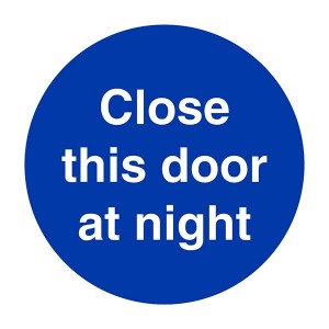 Close This Door At Night - Square
