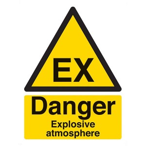 Danger Explosive Atmosphere - Portrait