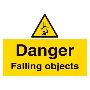 Danger Falling Objects - Landscape - Large