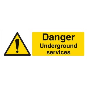 Danger Underground Services - Landscape