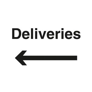 Deliveries With Arrow Left- Landscape - Large