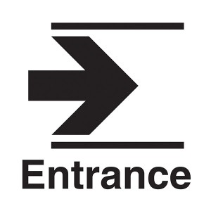 Entrance Arrow Right - Square