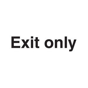 Exit Only - Landscape