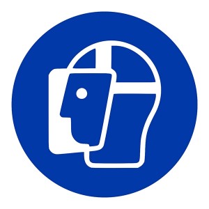 Face Shield Symbol - Square