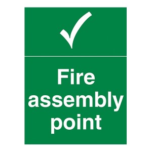 Fire Assembly Point - Portrait