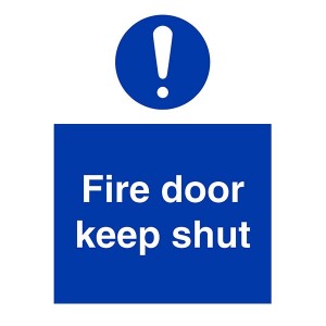 Fire Door Keep Shut - Portrait