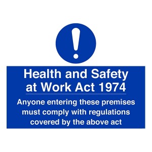 Health And Safety At Work Act 1974 - Landscape - Large