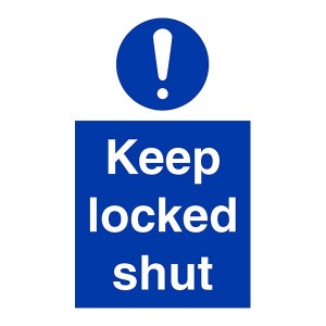 Keep Locked Shut - Portrait