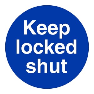 Keep Locked Shut - Square