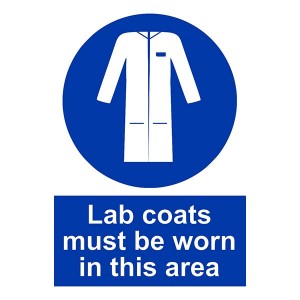Lab Coats Must Be Worn In This Area - Portrait