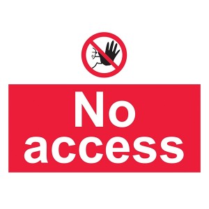 No Access - Landscape - Large