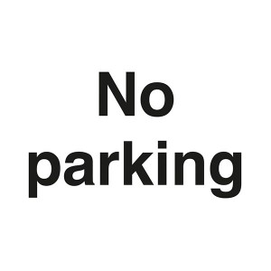 No Parking - Landscape - Large
