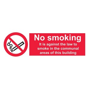 No Smoking - In The Communal Areas Of This Building - Landscape