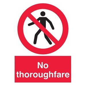 No Thoroughfare  - Portrait