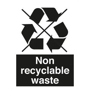 Non Recyclable Waste - Portrait