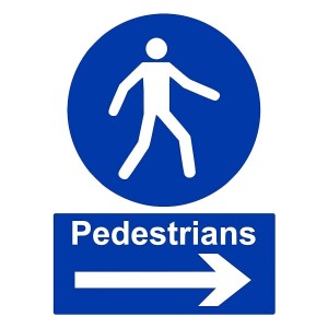 Pedestrians - Arrow Right