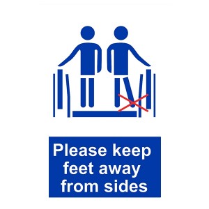 Please Keep Feet Away From Sides - Portrait