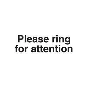 Please Ring For Attention - Landscape