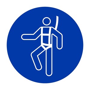 Safety Harness Symbol - Square