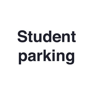 Student Parking - Landscape - Large