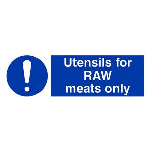 Utensils For Raw Meats Only - Landscape