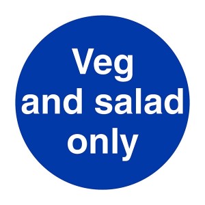 Veg and Salad Only - Square