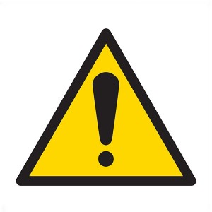 Warning Symbol - Square