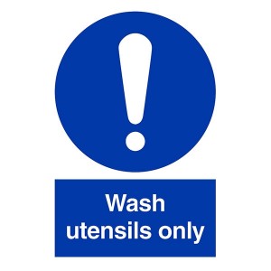 Wash Utensils Only - Portrait