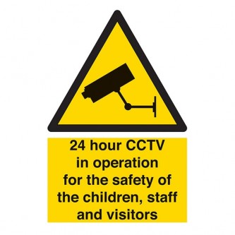 24 Hour CCTV In Operation School - Portrait