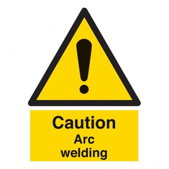 Caution Arc Welding - Portrait