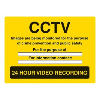 CCTV Images Are Being Monitored For The Purpose Of Crime Prevention - Landscape - Large