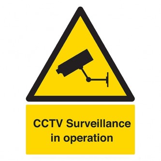 CCTV Surveillance In Operation - Portrait