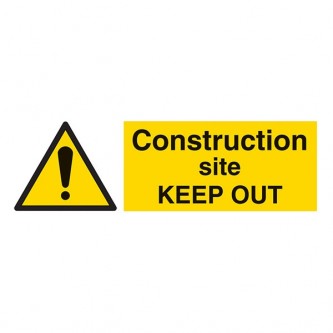Construction Site KEEP OUT - Landscape