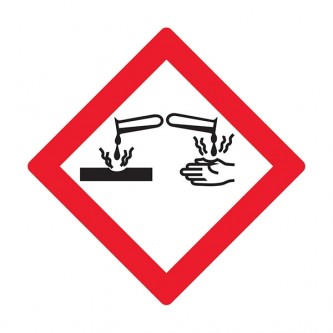 Corrosive Symbol - Diamond - Square