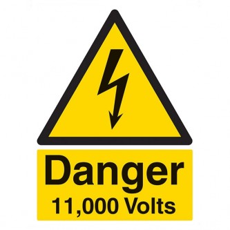 Danger 11,000 Volts - Portrait