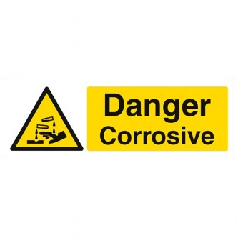 Danger Corrosive - Landscape
