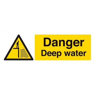 Danger Deep Water - Landscape
