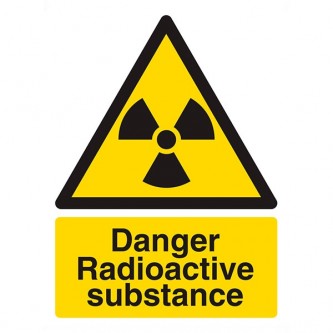 Danger Radioactive Substance - Portrait