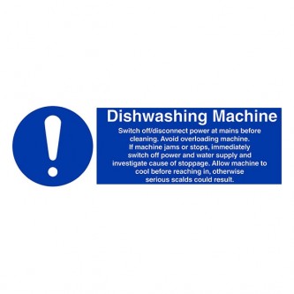 Dishwashing Machine Instructions - Landscape