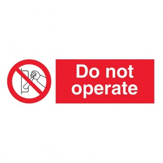 Do Not Operate - Landscape
