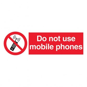 Do Not Use Mobile Phones - Landscape