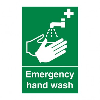 Emergency Hand Wash - Portrait