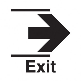 Exit Arrow Right - Square