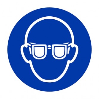 Eye Protection Symbol - Square