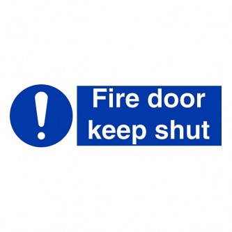 Fire Door Keep Shut - Landscape